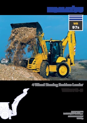 Graaflaadmachines Komatsu WB97S-5 