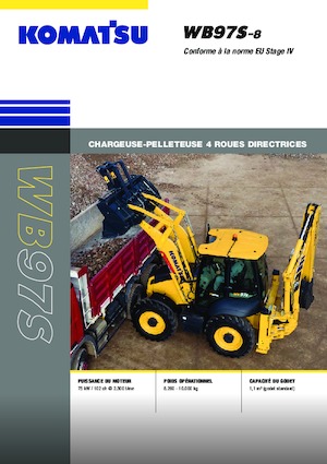 Graaflaadmachines Komatsu WB97S-8E0