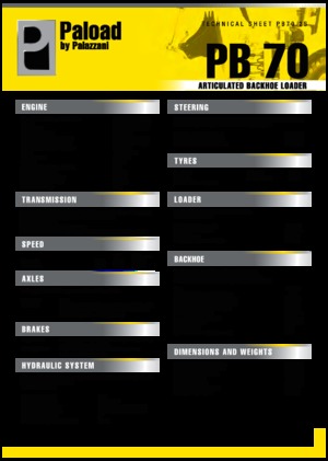 Graaflaadmachines Palazzani PB 70