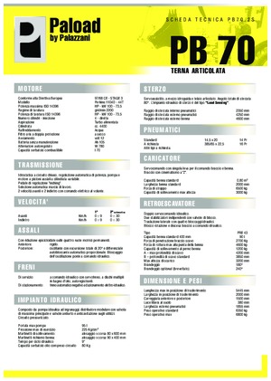 Graaflaadmachines Palazzani PB 70