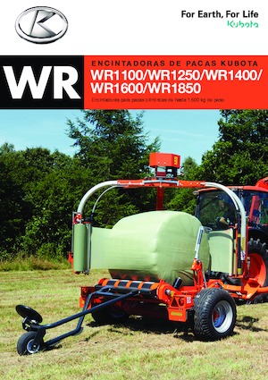 Balenpers wikkelaar Kubota WR1850 C 