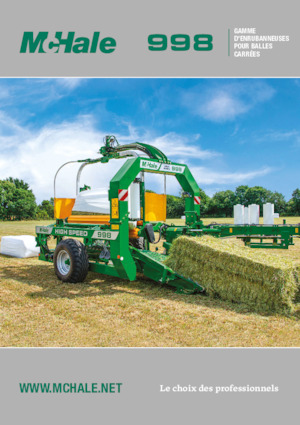 Balenpers wikkelaar McHale 998 High Speed