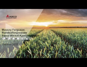 Balenpers wikkelaar Massey Ferguson TW 160