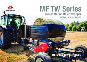 Balenpers wikkelaar Massey Ferguson TW 160