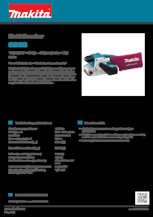 Bandschuurmachines Makita 9903