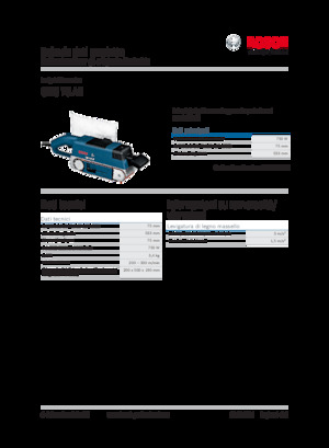 Bandschuurmachines Bosch GBS 75 AE