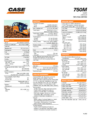 Bulldozers Case 750M