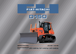 Bulldozers Fiat-Hitachi D 150 LGP