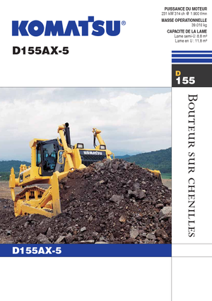 Bulldozers Komatsu D155AX-5