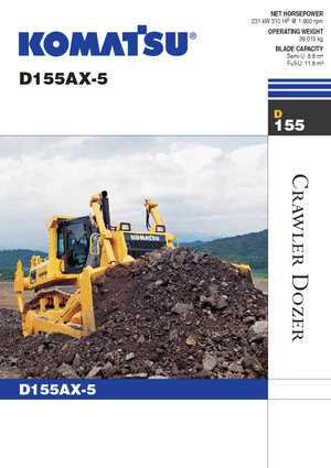 Bulldozers Komatsu D155AX-5