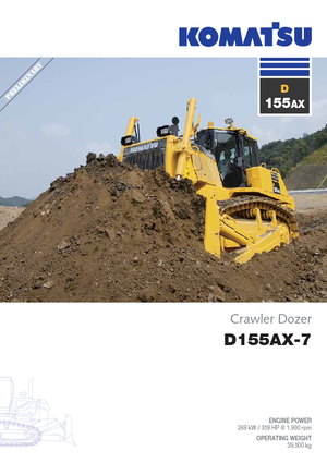Bulldozers Komatsu D155AX-7