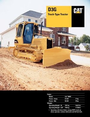 Bulldozers Caterpillar D3G XL