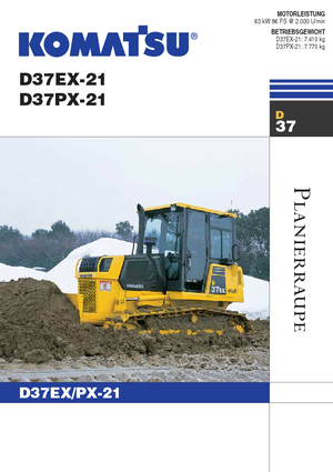 Bulldozers Komatsu D37EX-21A