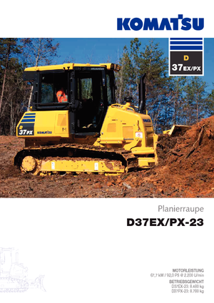 Bulldozers Komatsu D37PX-23