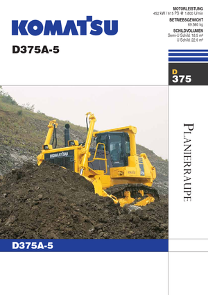 Bulldozers Komatsu D375A-5