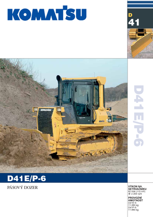 Bulldozers Komatsu D41P-6