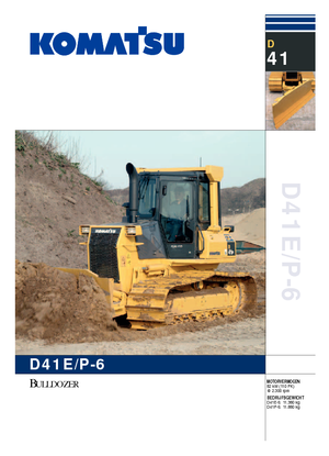 Bulldozers Komatsu D41P-6