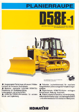 Bulldozers Komatsu D58E-1P