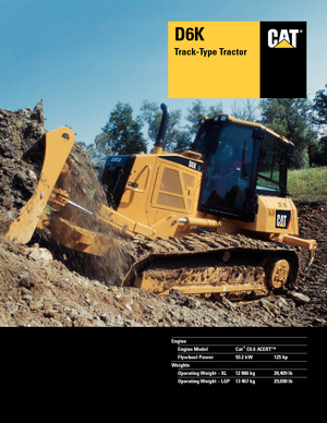 Bulldozers Caterpillar D6K LGP