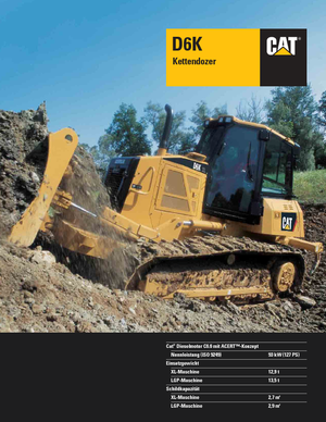 Bulldozers Caterpillar D6K LGP