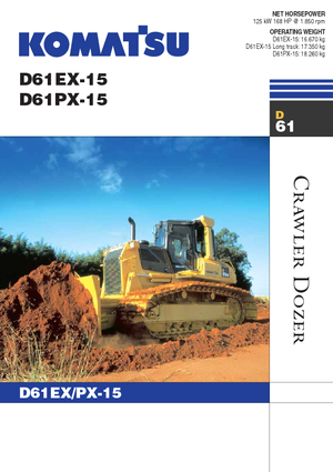 Bulldozers Komatsu D61EX-15