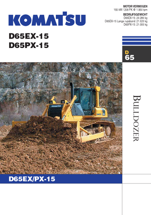 Bulldozers Komatsu D65EX-15