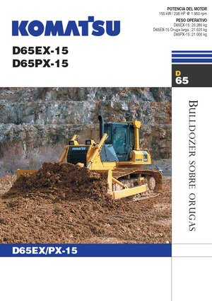 Bulldozers Komatsu D65EX-15