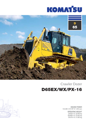 Bulldozers Komatsu D65EX-16