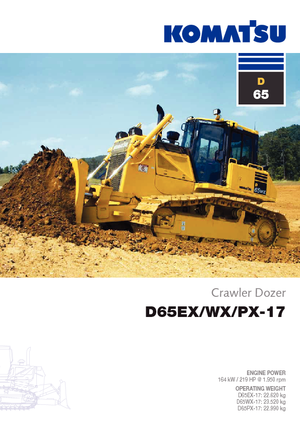 Bulldozers Komatsu D65PX-17
