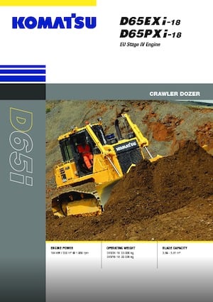 Bulldozers Komatsu D65PXi-18