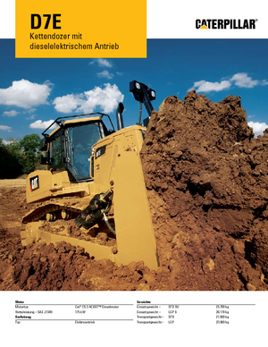 Bulldozers Caterpillar D7E