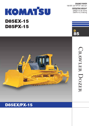 Bulldozers Komatsu D85EX-15