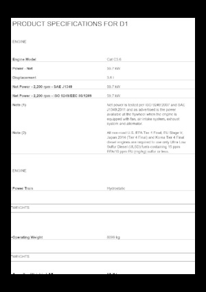 Bulldozers Caterpillar D1