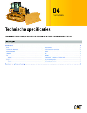 Bulldozers Caterpillar D4 XL