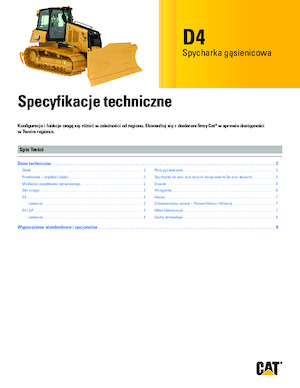 Bulldozers Caterpillar D4 XL