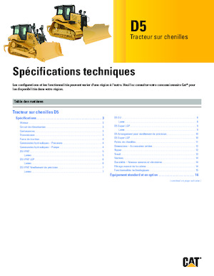 Bulldozers Caterpillar D5 LPG VPAT