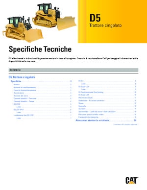 Bulldozers Caterpillar D5 LPG VPAT