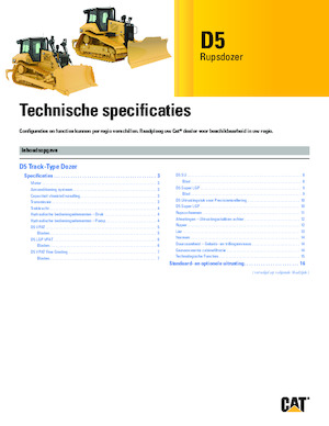 Bulldozers Caterpillar D5 LPG VPAT
