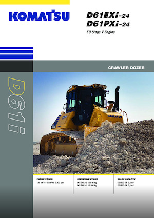 Bulldozers Komatsu D61EXi-24E0