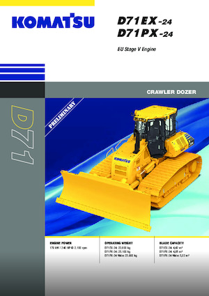 Bulldozers Komatsu D71PX-24E0