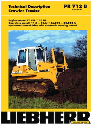 Bulldozers Liebherr PR 712 B-L Litr.