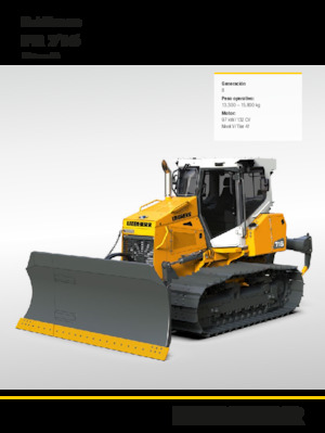 Bulldozers Liebherr PR 716 Litronic
