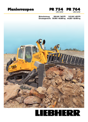 Bulldozers Liebherr PR 764