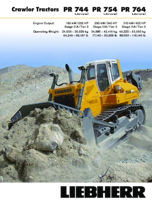 Bulldozers Liebherr PR 764 Litronic 