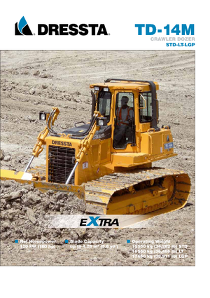 Bulldozers Dressta TD 14 M LT Extra