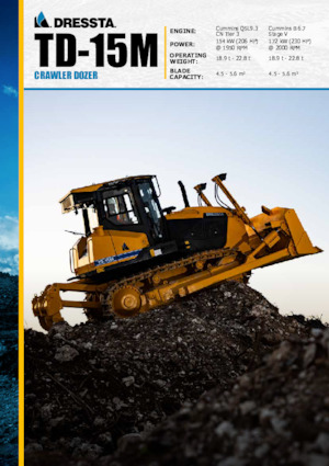 Bulldozers Dressta TD 15M Extra LT