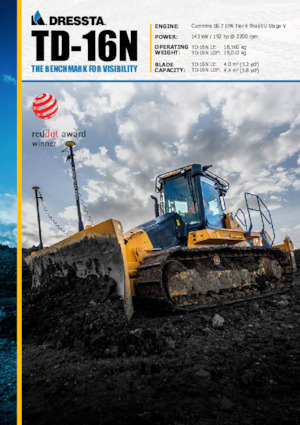 Bulldozers Dressta TD-16N LT 