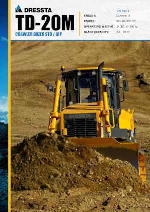 Bulldozers Dressta TD-20M STD