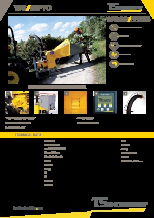 Houtversnipperaars TS-Industrie 10 PTO