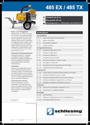 Houtversnipperaars Schliesing 485 TX